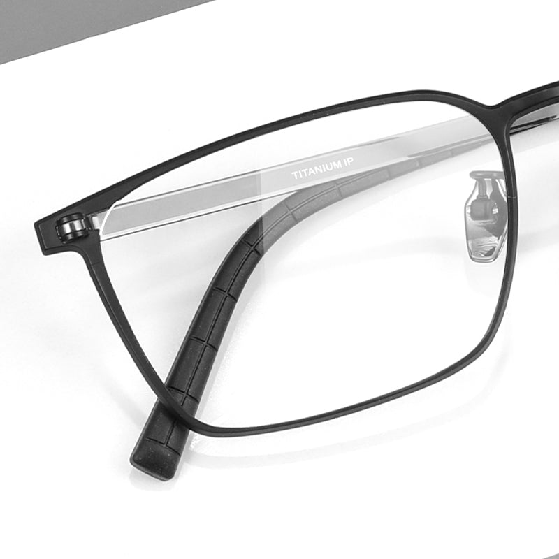Rectangle Glasses EF1052 - Wide Frames For Men With Larger Heads