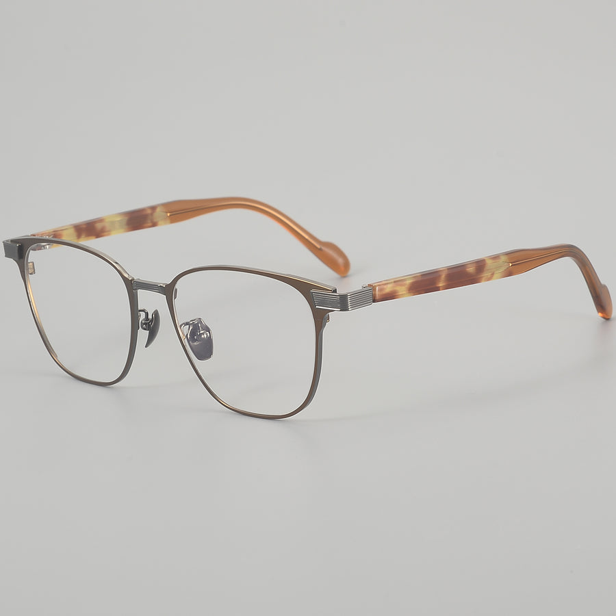 Square Glasses EF1124 - Wide Frames for Men with Larger Heads