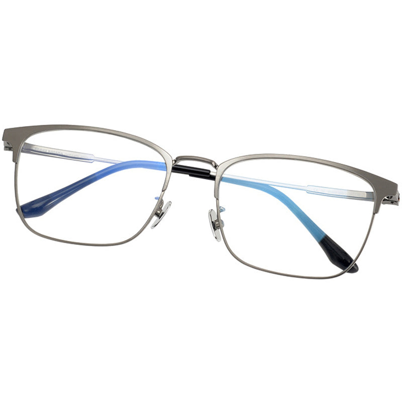 Square Glasses EF1030 - Wide Frames for Men with Larger Heads