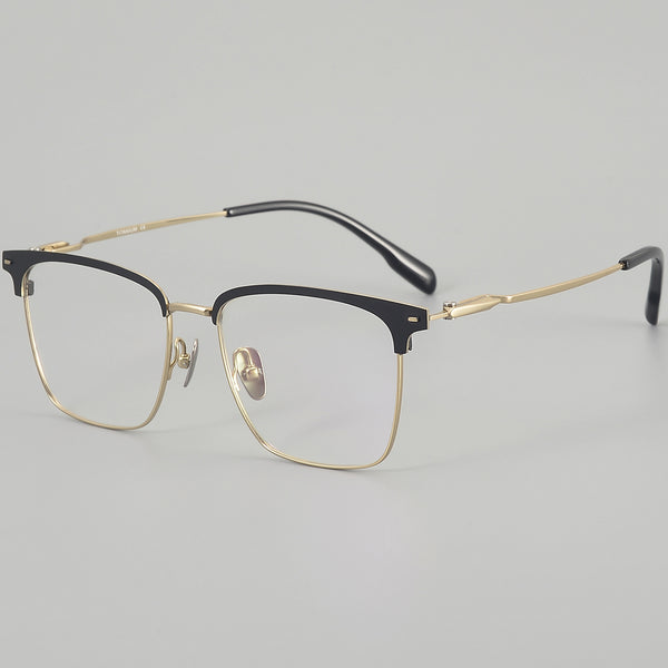 Browline Glasses EF1122 - Wide Frames for Men with Larger Heads