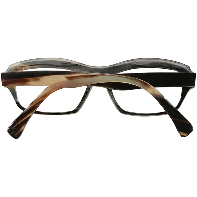 Buffalo Horn Rectangle Glasses NJ1095