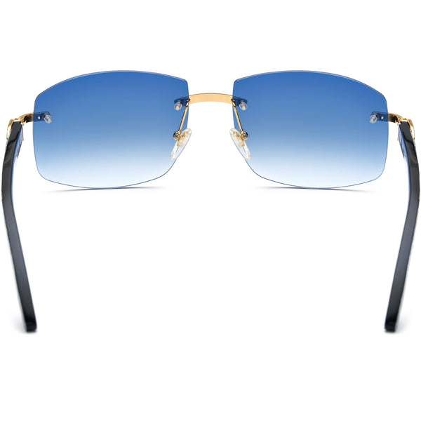 Buffalo Horn Square Sunglasses BRS1009