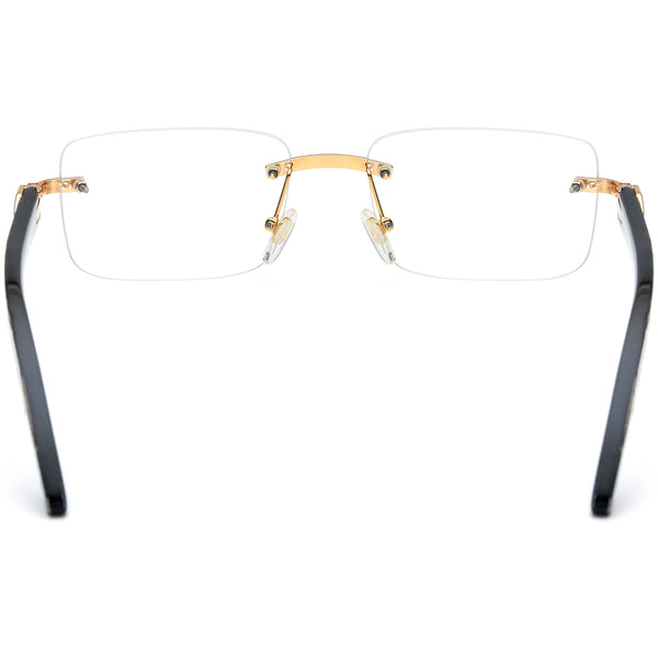 Buffalo Horn Rectangle Glasses BR1309