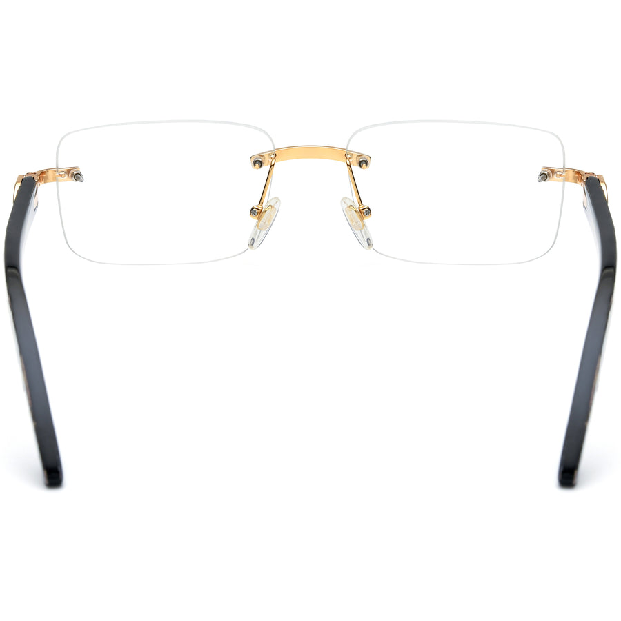 Buffalo Horn Rectangle Glasses BR1309