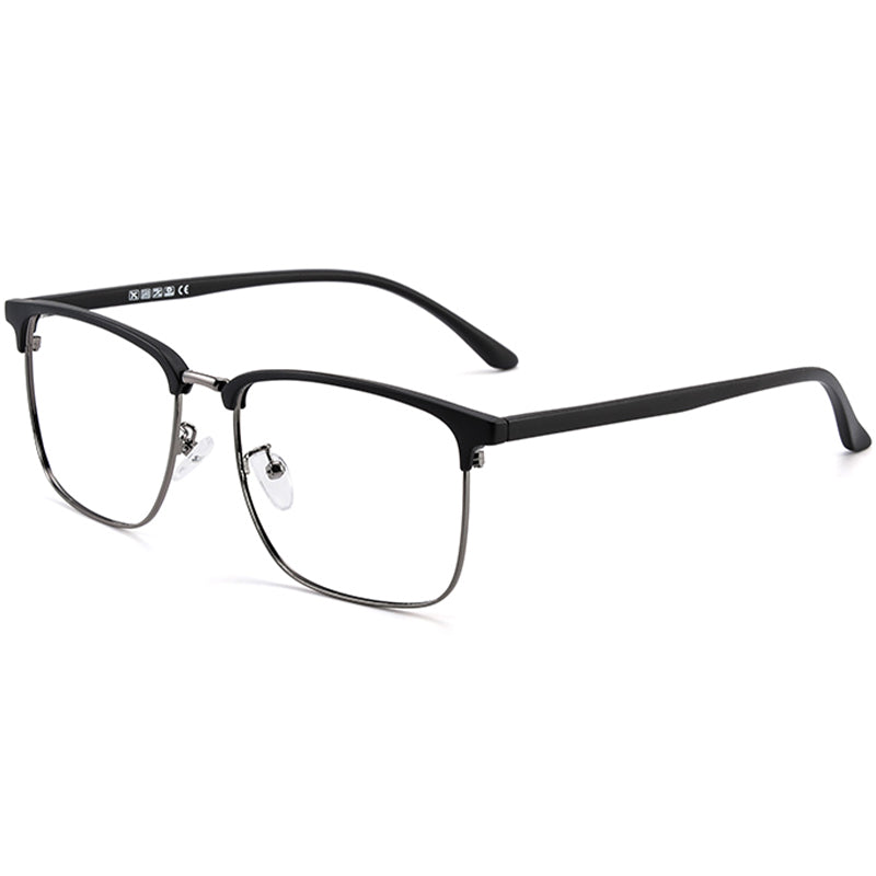 Browline Glasses EF1042 - Wide Frames for Men with Larger Heads
