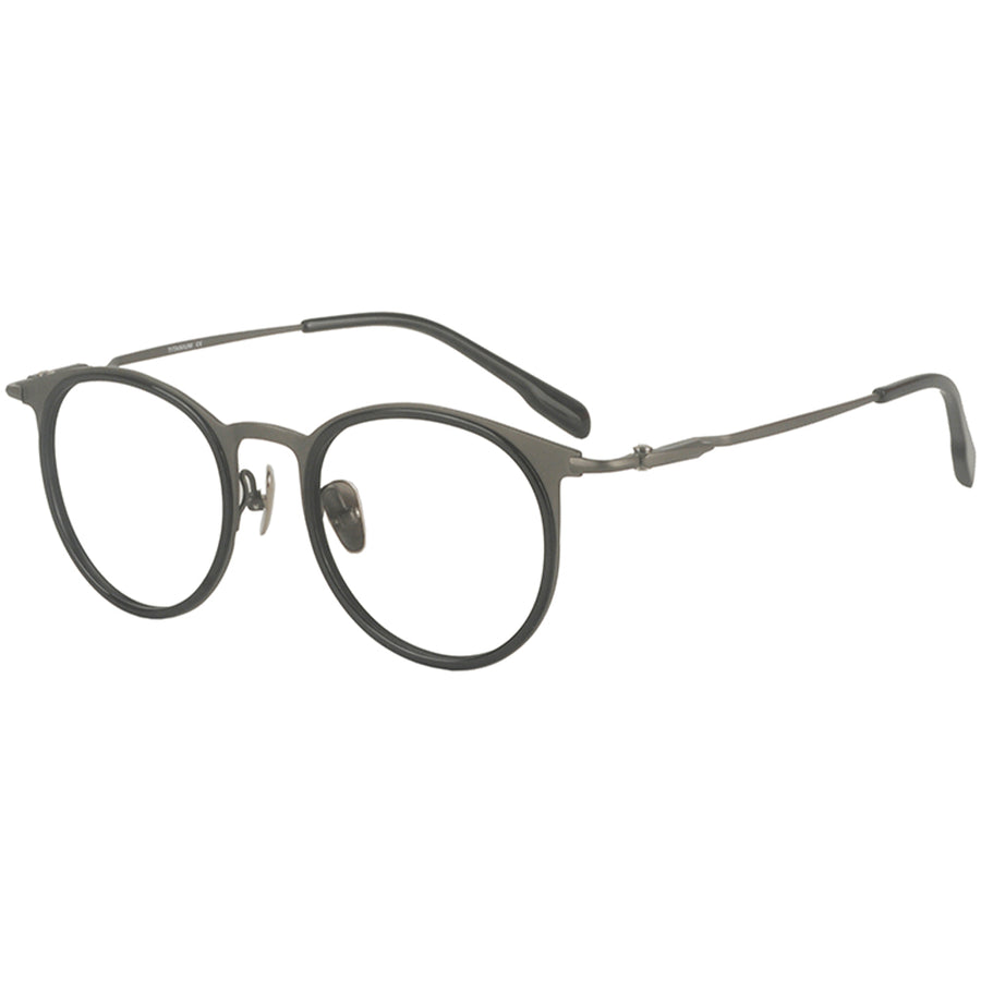 Round Glasses EF1100 - Wide Frames for Men with Larger Heads