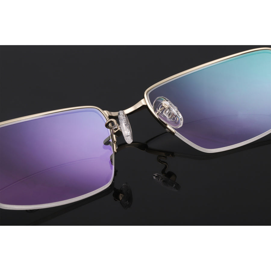 Rectangle Glasses EF1063 - Wide Frames For Men With Larger Heads