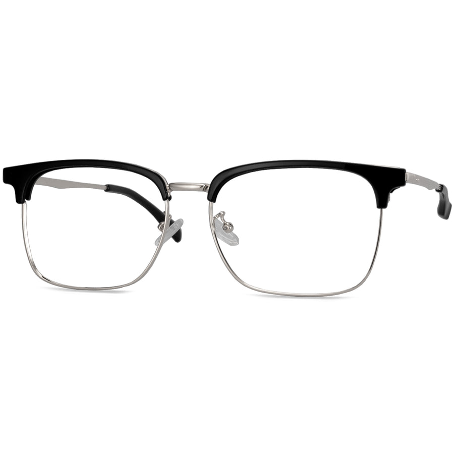 Browline Glasses EF1093 - Wide Frames for Men with Larger Heads