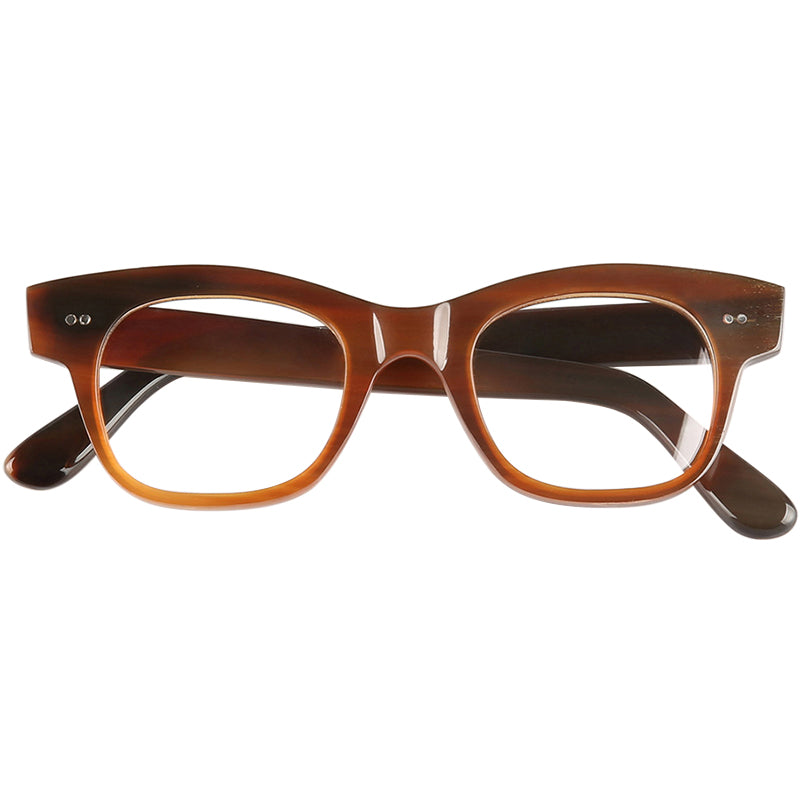 Buffalo Horn Square Glasses NJ1212