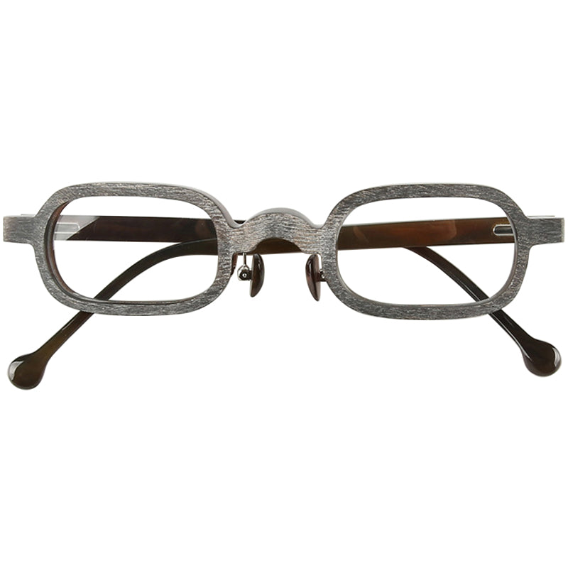Buffalo Horn Rectangle Glasses NJ1097