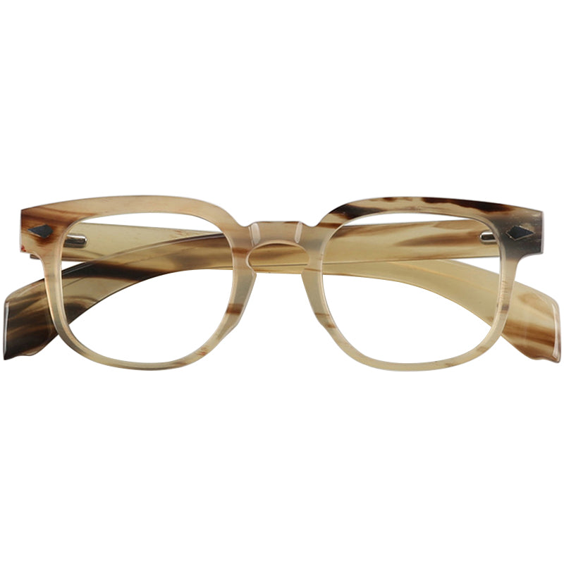 Buffalo Horn Square Glasses NJ1087