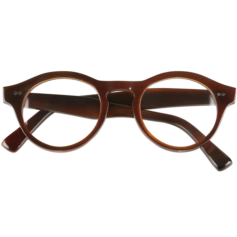 Buffalo Horn Round Glasses NJ1213