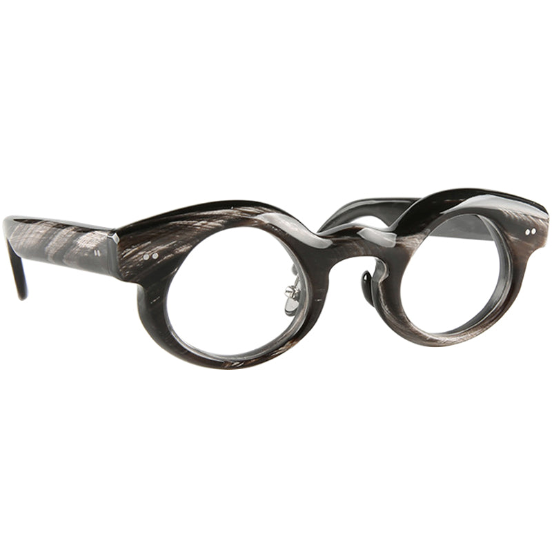 Buffalo Horn Round Glasses NJ1074