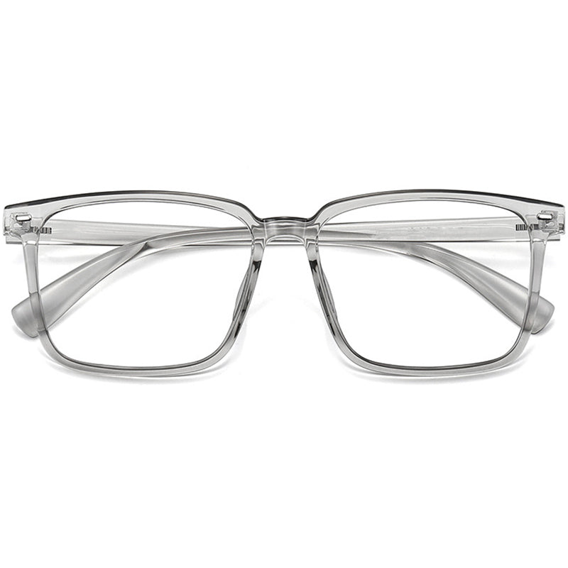 Square Glasses EF1037 - Wide Frames for Men with Larger Heads