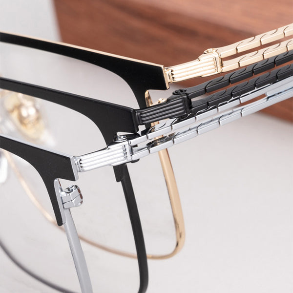 Square Glasses A3089 - Wide Frames for Men with Larger Heads
