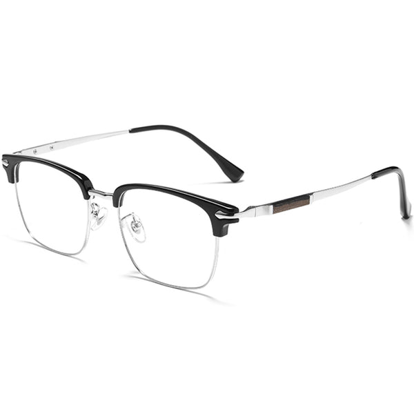Browline Glasses EF1085 - Wide Frames For Men With Larger Heads