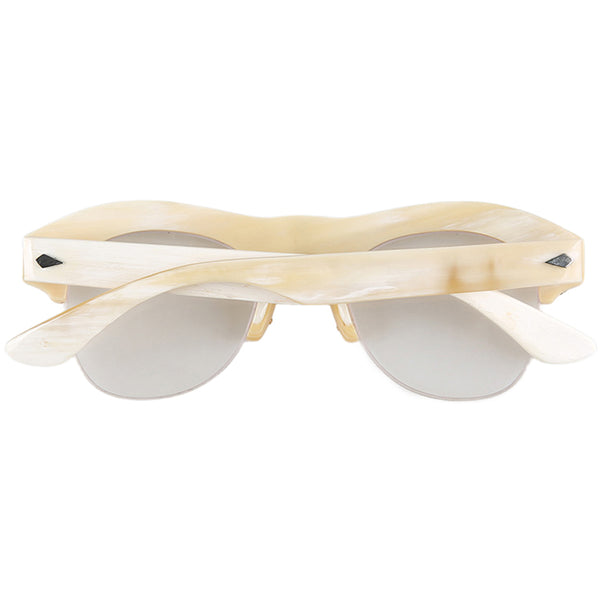 Buffalo Horn Browline Glasses NJ1258