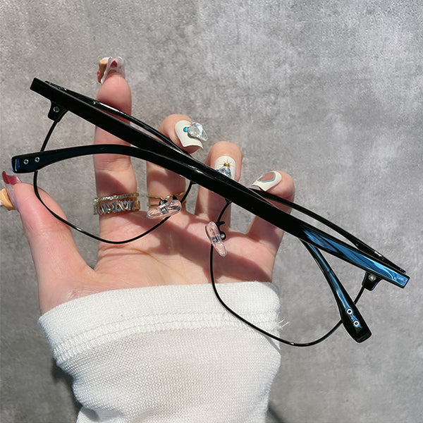 Browline Glasses EF1035 - Wide Frames for Men with Larger Heads