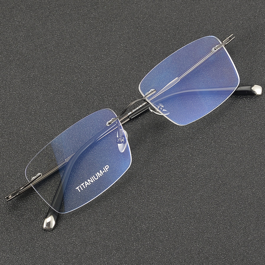 Rectangle Glasses EF1129 - Wide Frames for Men with Larger Heads