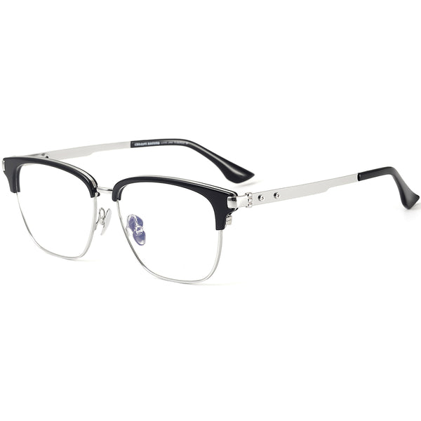Browline Glasses EF1147 - Wide Frames for Men with Larger Heads