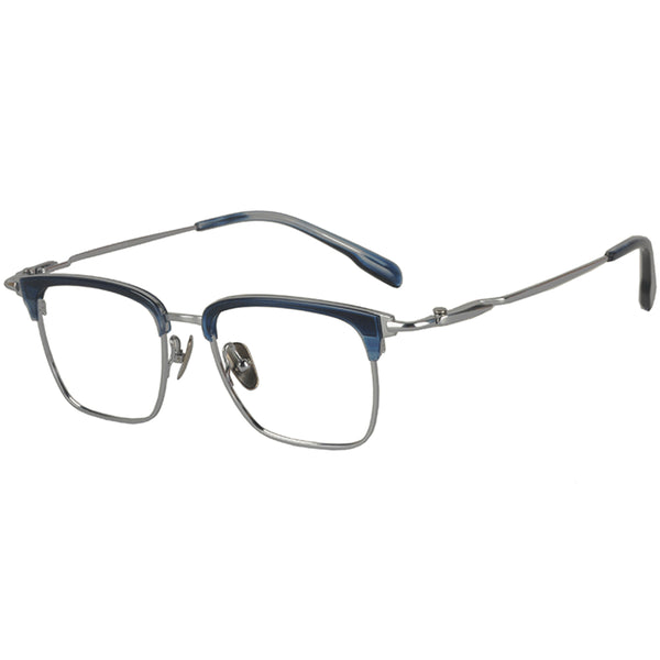 Browline Glasses EF1103 - Wide Frames for Men with Larger Heads