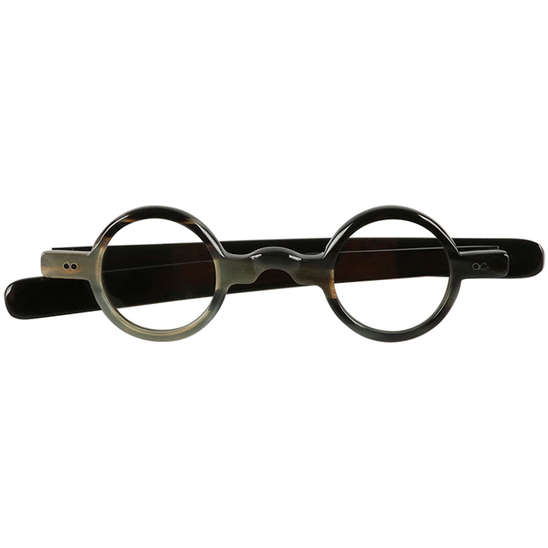 Buffalo Horn Round Glasses NJ1111