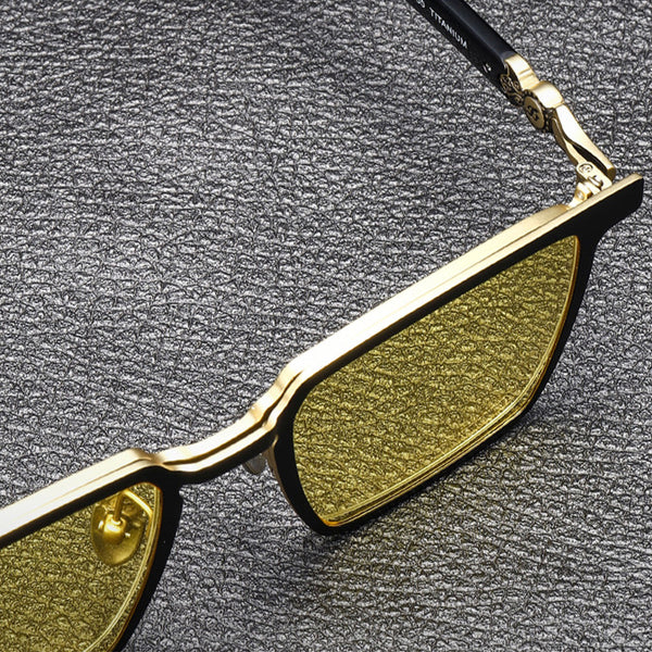 Square Flip Up Glasses EF1089 - Wide Frames For Men With Larger Heads