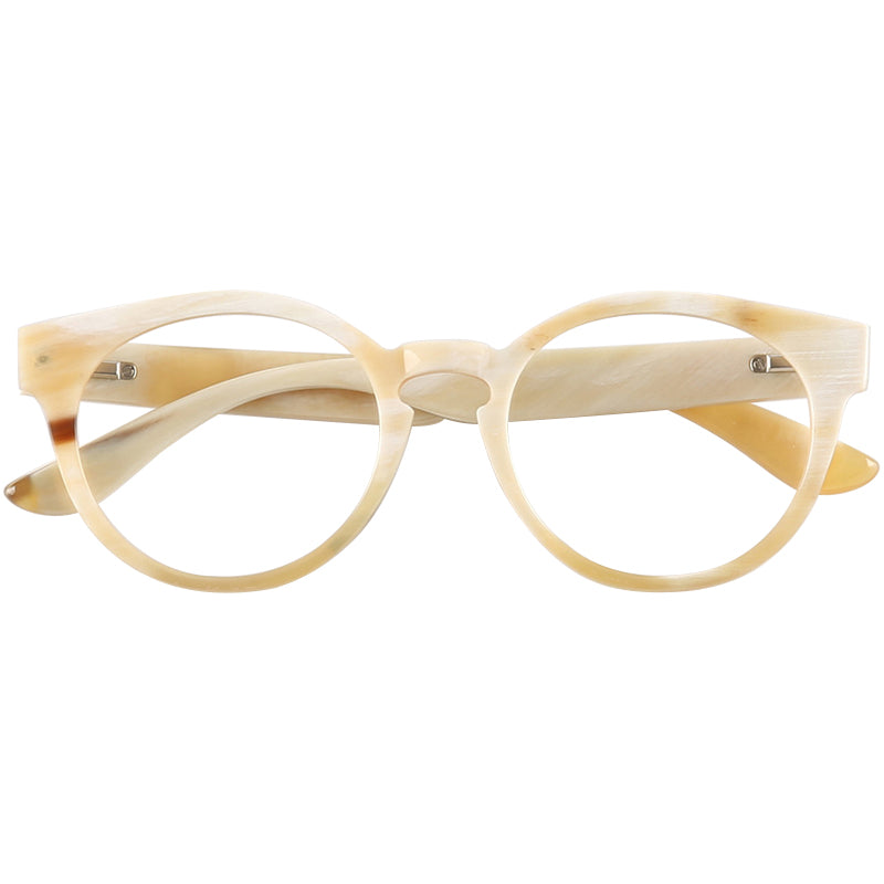 Buffalo Horn Round Glasses NJ1203