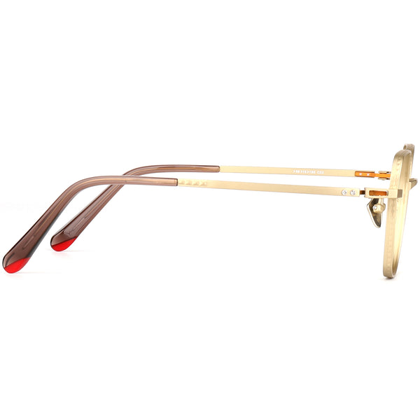 Geometric Glasses EF1164 - Wide Frames For Men With Larger Heads