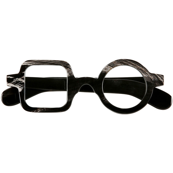 Buffalo Horn Geometric Glasses NJ1147