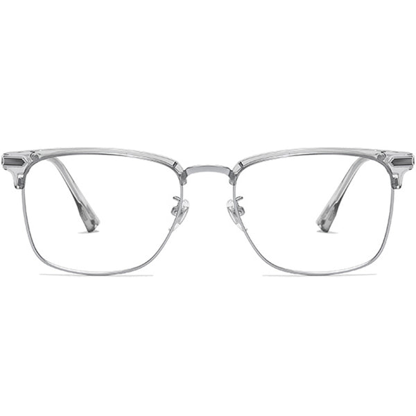 Browline Glasses EF1002 - Wide Frames for Men with Larger Heads