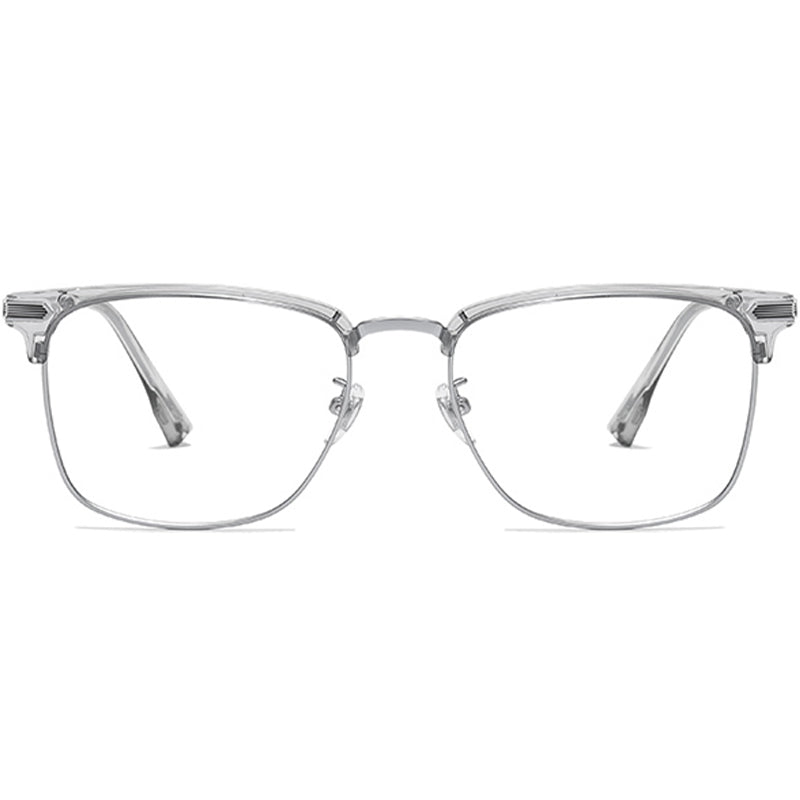 Browline Glasses EF1002 - Wide Frames for Men with Larger Heads