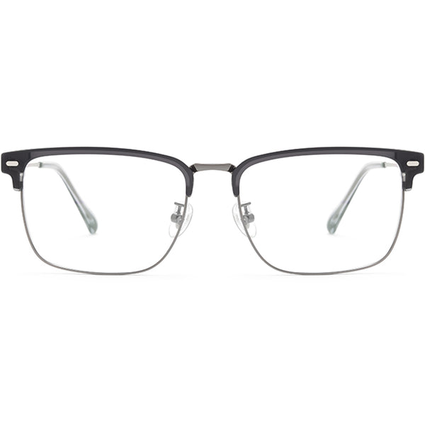 Browline Glasses EF1084 - Wide Frames For Men With Larger Heads