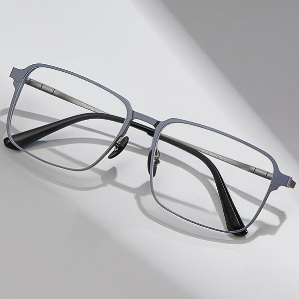Square Glasses EF1183 - Wide Frames For Men With Larger Heads