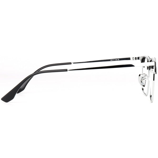 Browline Glasses EF1142 - Wide Frames for Men with Larger Heads