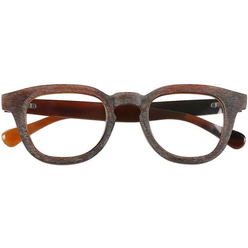 Buffalo Horn Square Glasses NJ1180