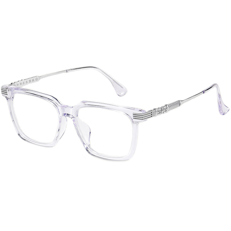 Square Glasses A3921 - Wide Frames for Men with Larger Heads