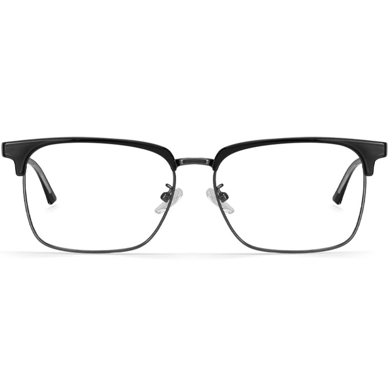 Browline Glasses EF1005 - Wide Frames for Men with Larger Heads