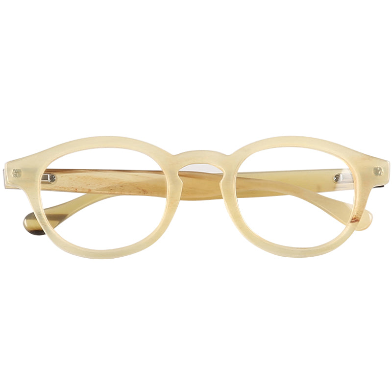 Buffalo Horn Round Glasses NJ1014