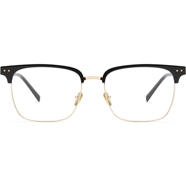 Browline Glasses EF1086 - Wide Frames For Men With Larger Heads