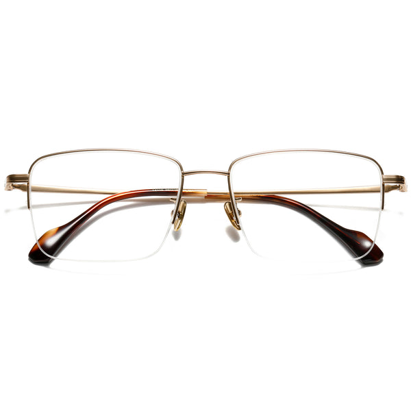 Square Glasses EF1133 - Wide Frames for Men with Larger Heads