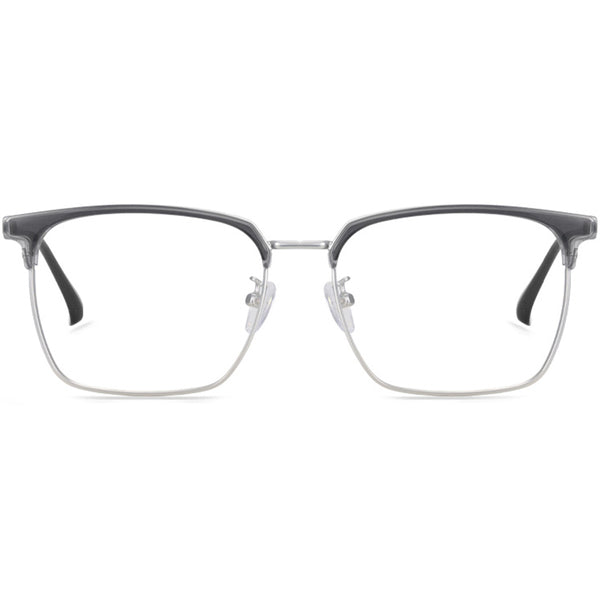 Browline Glasses EF1011 - Wide Frames for Men with Larger Heads