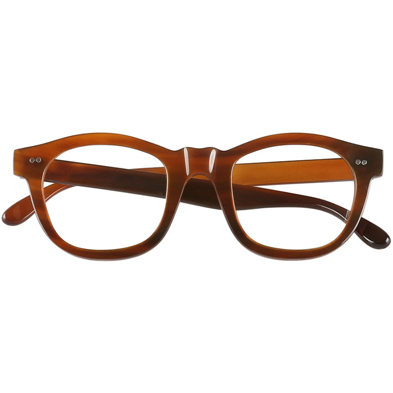 Buffalo Horn Square Glasses NJ1214