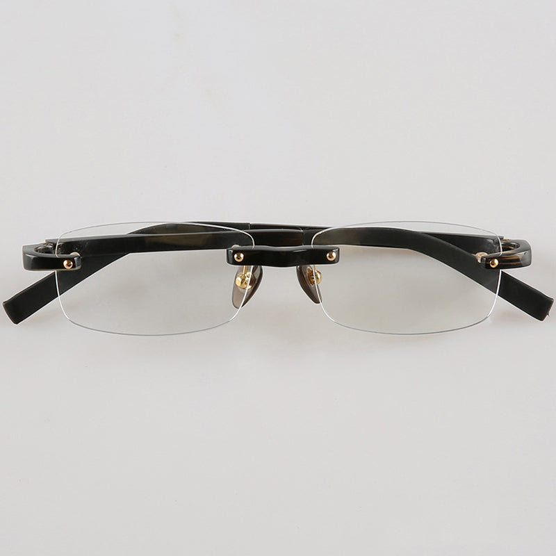 Buffalo Horn Rectangle Glasses NJ1065