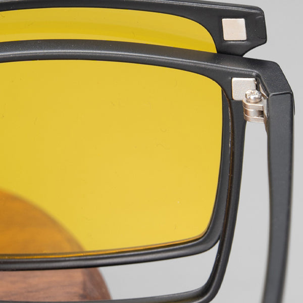 Square Glasses EF1009 - Wide Frames for Men with Larger Heads