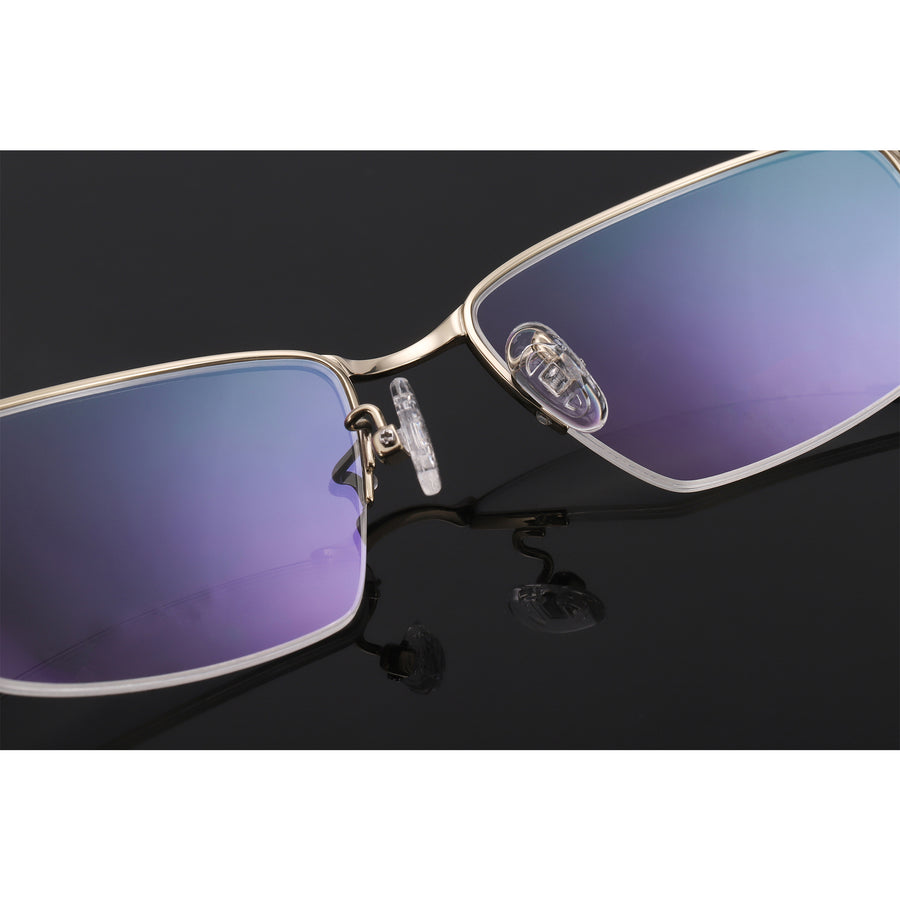 Rectangle Glasses EF1064 - Wide Frames For Men With Larger Heads