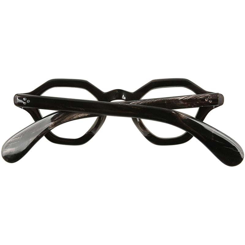 Buffalo Horn Geometric Glasses NJ1066
