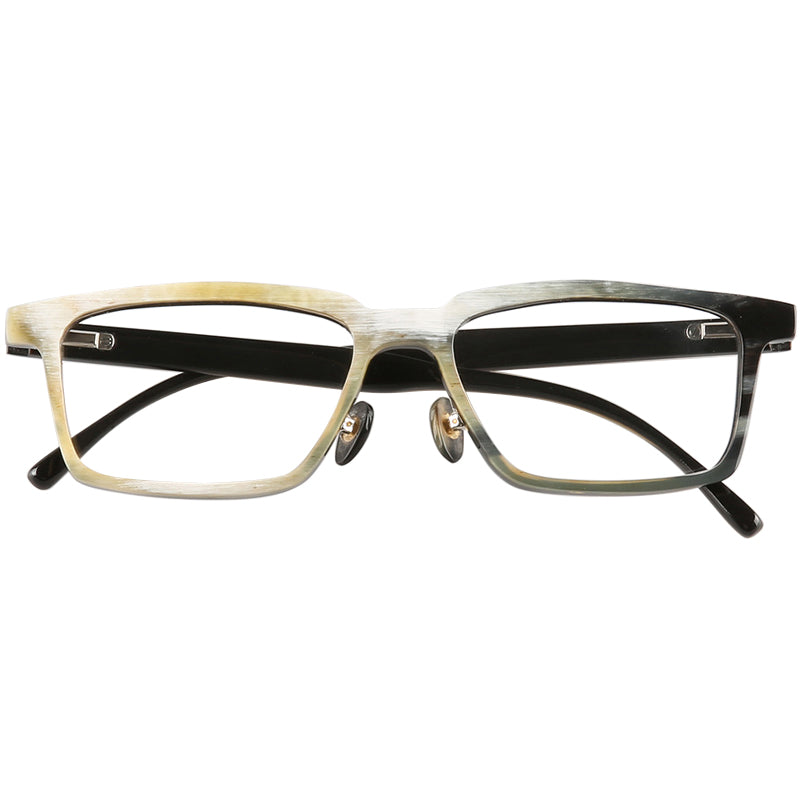 Buffalo Horn Rectangle Glasses NJ1183