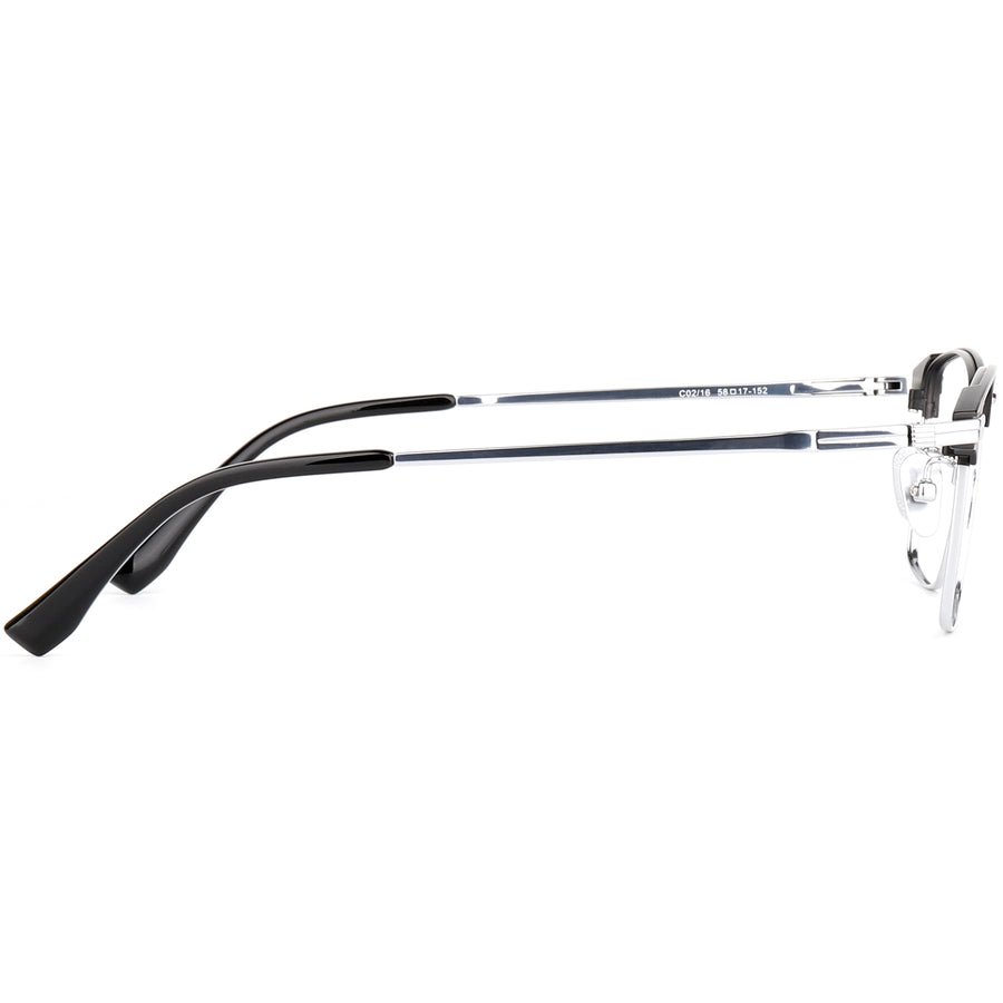 Rectangle Glasses EF1112 - Wide Frames for Men with Larger Heads