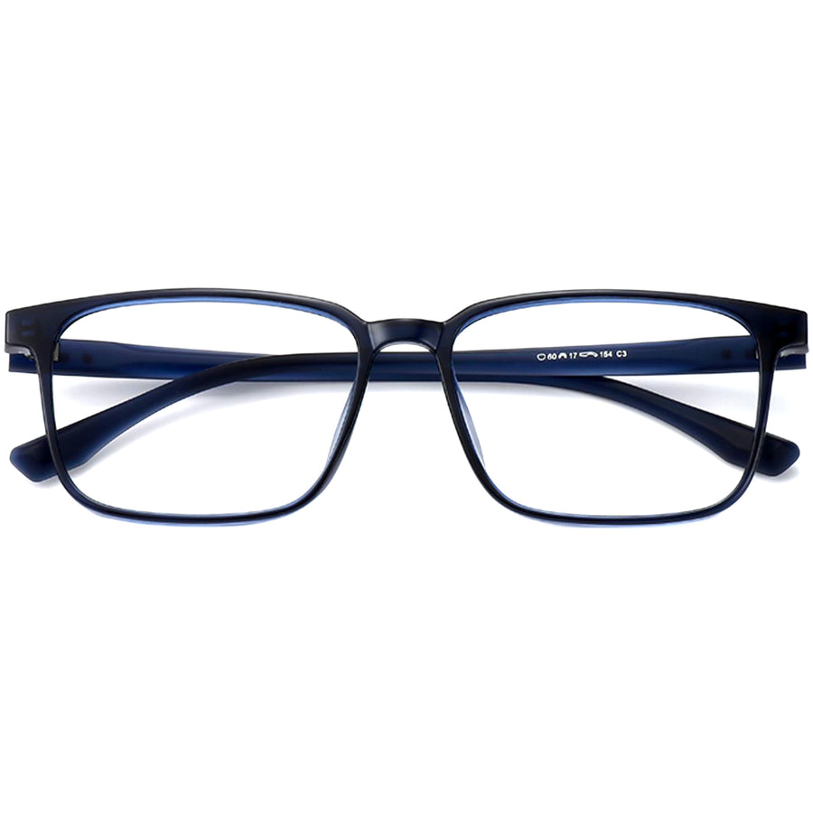 Rectangle Glasses EF1071 - Wide Frames For Men With Larger Heads